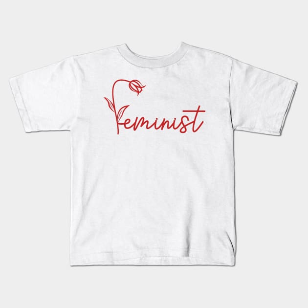 Feminist Kids T-Shirt by Pridish